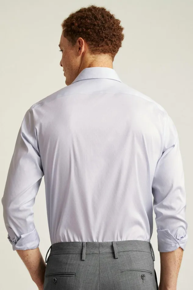 Men Business Casual Shirts Bonobos Jetsetter Stretch Dress Shirt Violet Micro Stripe
