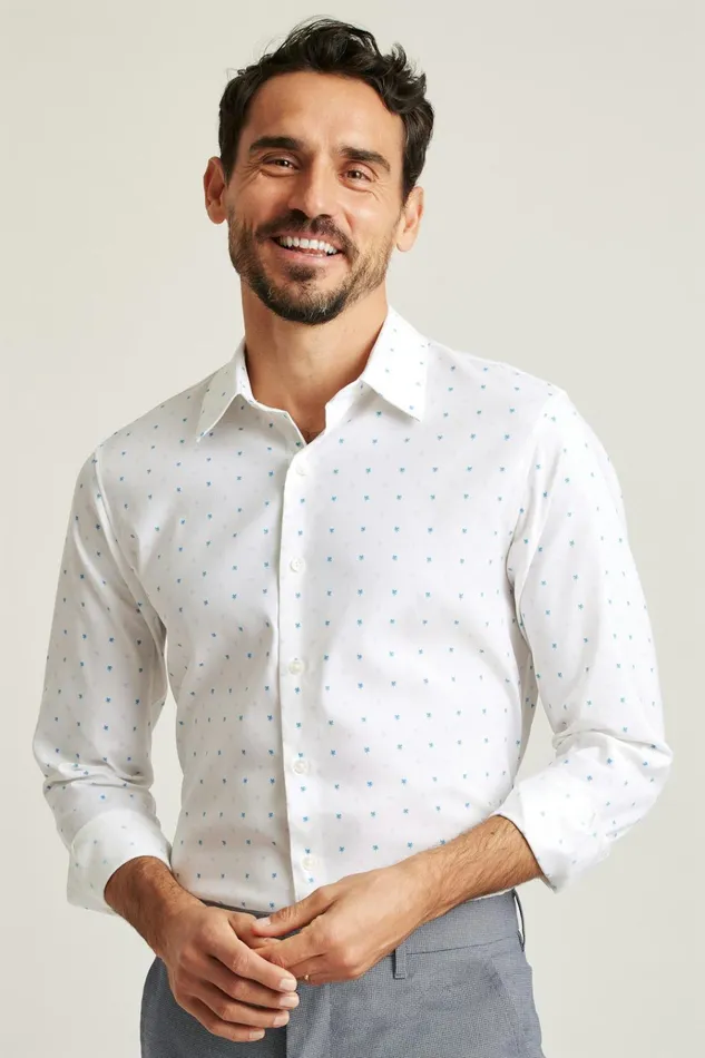 Men Business Casual Shirts Bonobos Tech Button Down Shirt Blue Lavender Friend Of A Frond