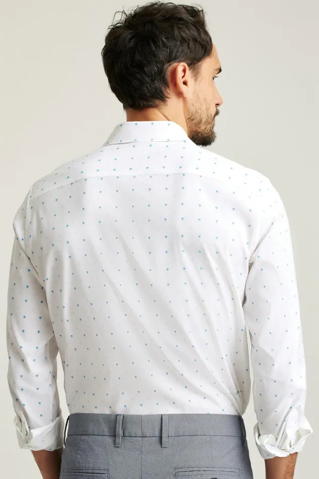Men Business Casual Shirts Bonobos Tech Button Down Shirt Blue Lavender Friend Of A Frond