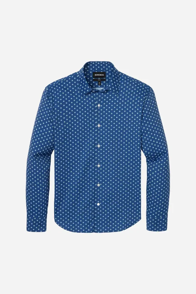 Men Business Casual Shirts Bonobos Tech Button Down Shirt Blue Spring Lake Floral Men Business Casual Shirts Bonobos Tech Button Down Shirt Blue Spring Lake Floral