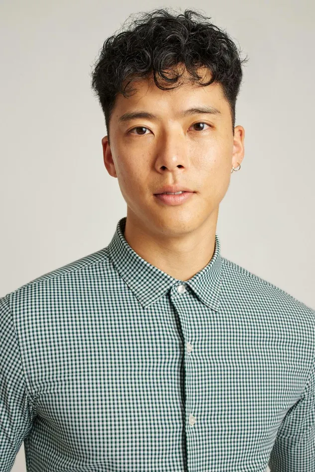 Men Business Casual Shirts Bonobos Tech Button Down Shirt Green Hughes Check