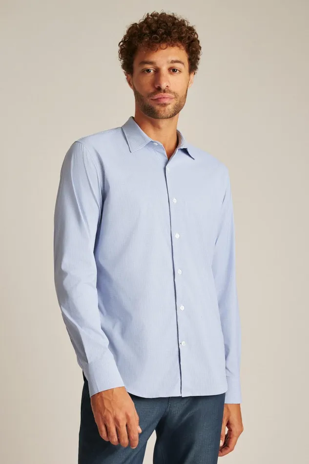 Men Business Casual Shirts Bonobos Tech Button Down Shirt Lilac Lombard Plaid