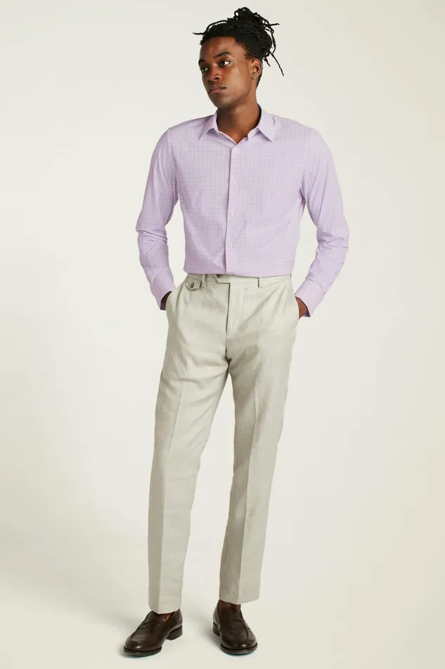 Men Business Casual Shirts Bonobos Tech Button Down Shirt Lilac Pascal Plaid Men Business Casual Shirts Bonobos Tech Button Down Shirt Lilac Pascal Plaid