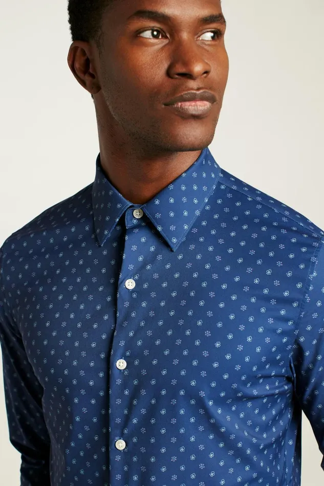 Men Business Casual Shirts Bonobos Tech Button Down Shirt Navy Matson Floral