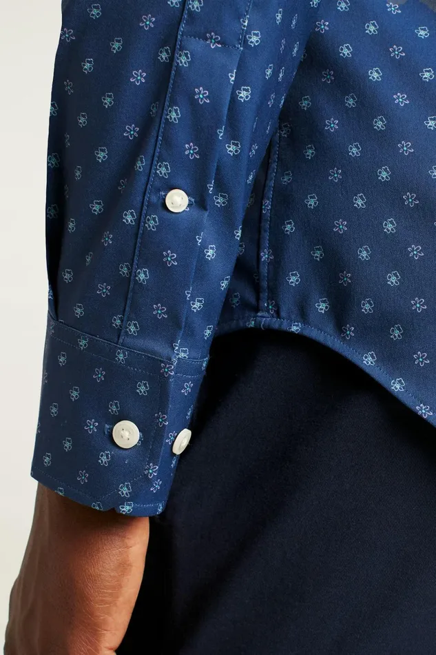 Men Business Casual Shirts Bonobos Tech Button Down Shirt Navy Matson Floral