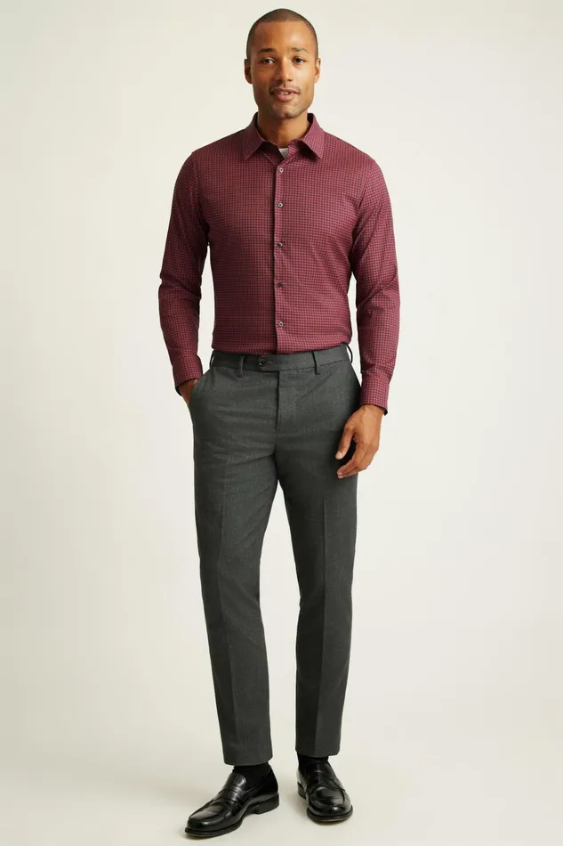 Men Business Casual Shirts Bonobos Tech Button Down Shirt Navy Red Gingham Men Business Casual Shirts Bonobos Tech Button Down Shirt Navy Red Gingham