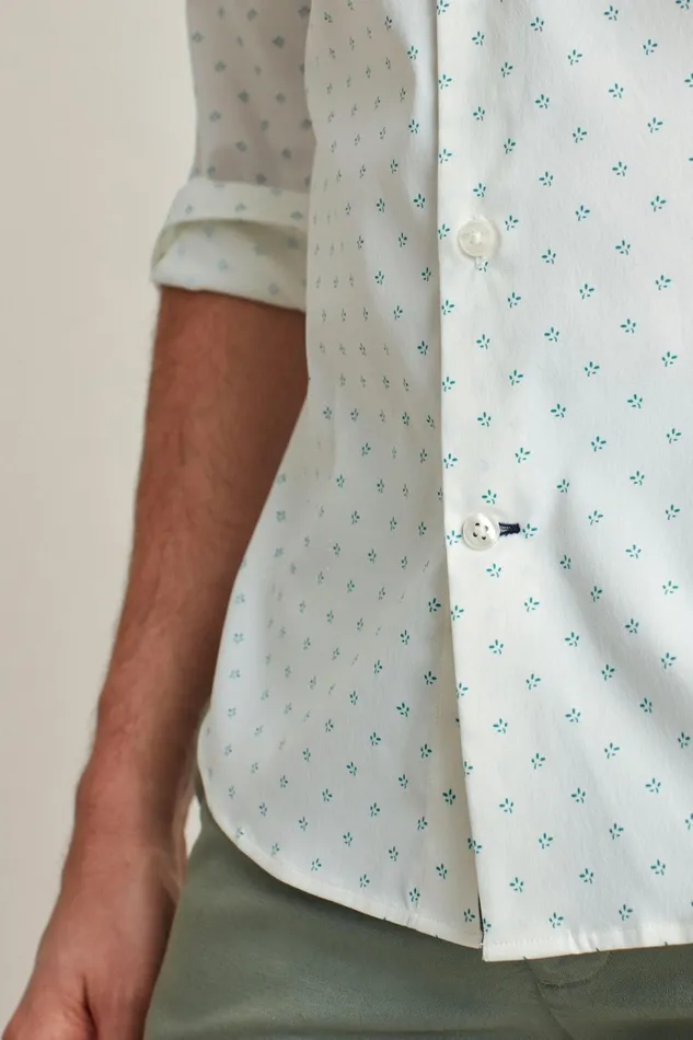 Men Business Casual Shirts Bonobos Tech Button Down Shirt Oasis Leaves