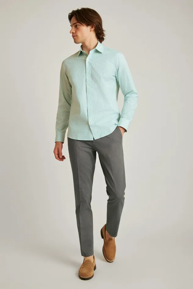 Men Business Casual Shirts Bonobos The Desk To Dinner Shirt Aqua Mini Windowpane Men Business Casual Shirts Bonobos The Desk To Dinner Shirt Aqua Mini Windowpane