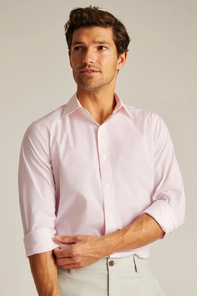 Men Business Casual Shirts Bonobos The Desk To Dinner Shirt Pink Waves Geo