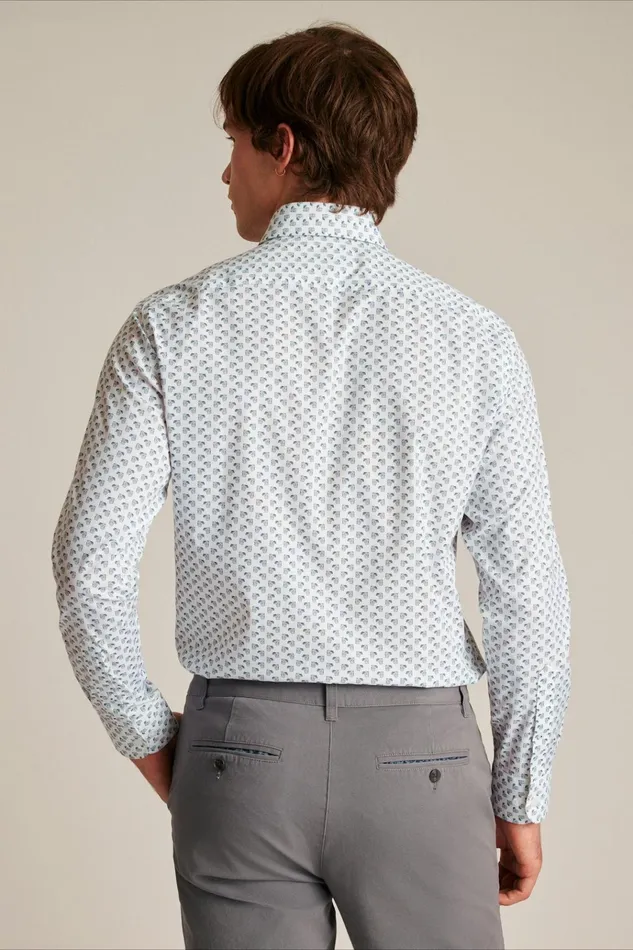 Men Business Casual Shirts Bonobos The Desk To Dinner Shirt The Happiest Hour White And Blue