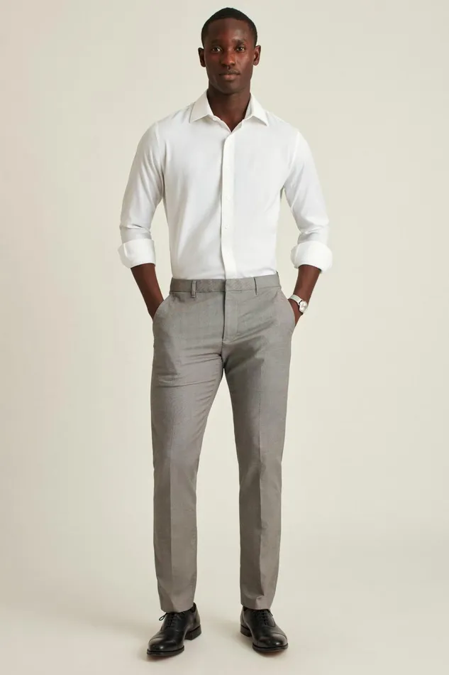 Men Business Casual Shirts Bonobos The Desk To Dinner Shirt White Texture