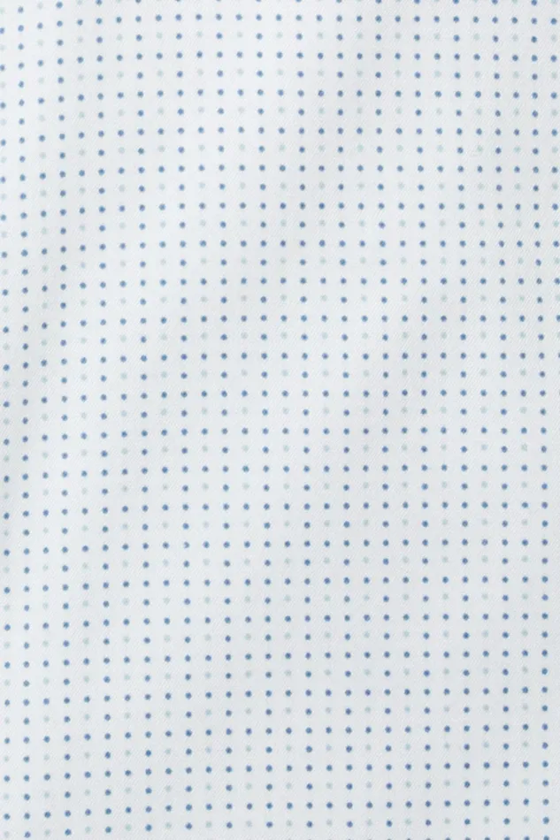 Men Business Casual Shirts Bonobos Weekday Warrior Dress Shirt Lake Blues Dot