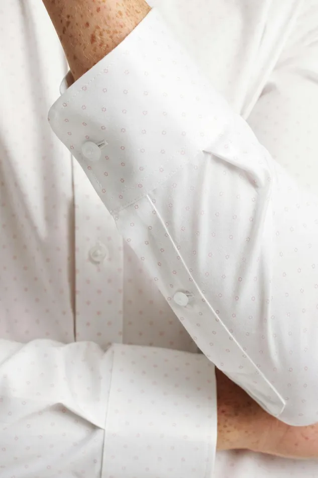 Men Business Casual Shirts Bonobos Weekday Warrior Dress Shirt Pink Dotted Dots