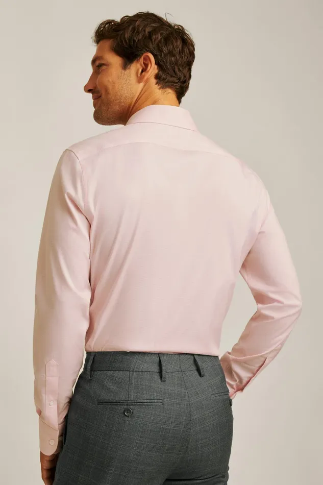 Men Business Casual Shirts Bonobos Weekday Warrior Dress Shirt Pink Micro Houndstooth