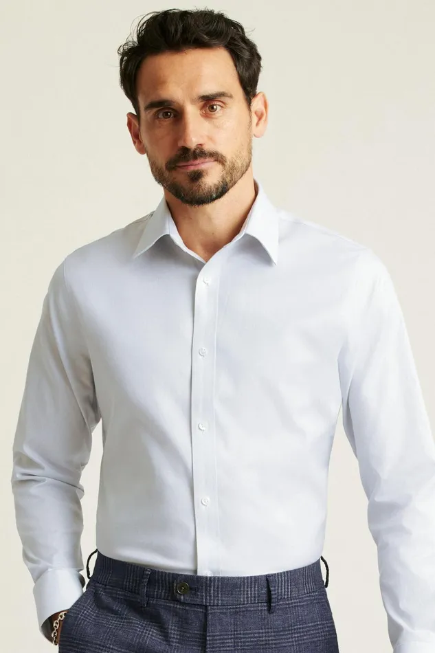 Men Business Casual Shirts Bonobos Weekday Warrior Dress Shirt Violet Stripe
