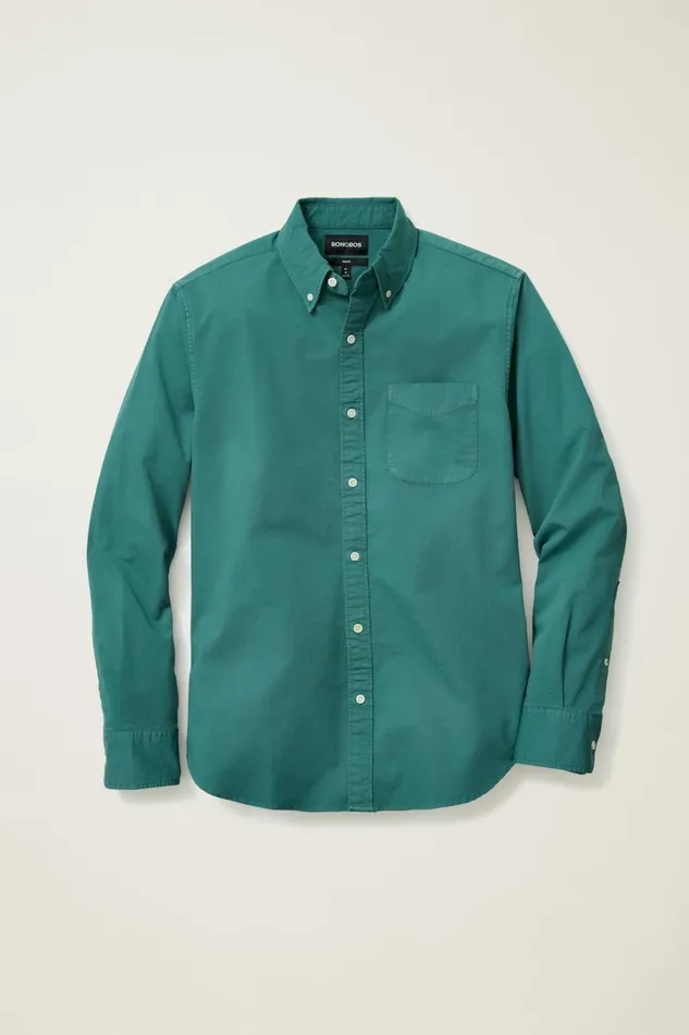 Men Casual Shirts Bonobos Everyday Bedford Shirt Jasper Green