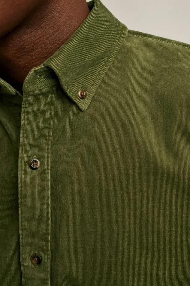Men Casual Shirts Bonobos Everyday Corduroy Shirt Fall Moss