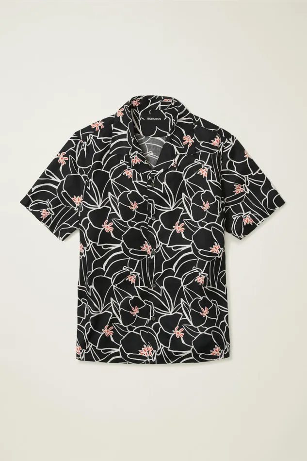 Men Casual Shirts Bonobos Riviera Cabana Shirt Exploded Floral
