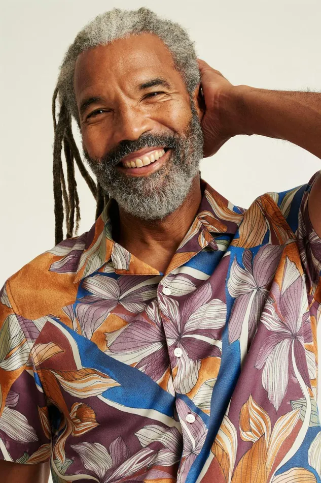 Men Casual Shirts Bonobos Riviera Cabana Shirt Rustic Floral