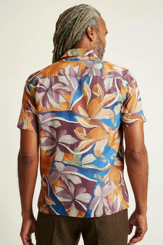 Men Casual Shirts Bonobos Riviera Cabana Shirt Rustic Floral