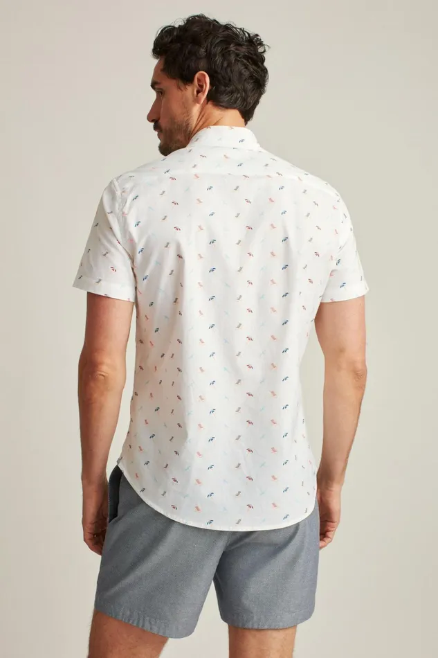 Men Casual Shirts Bonobos Riviera Short Sleeve Shirt Beach Day