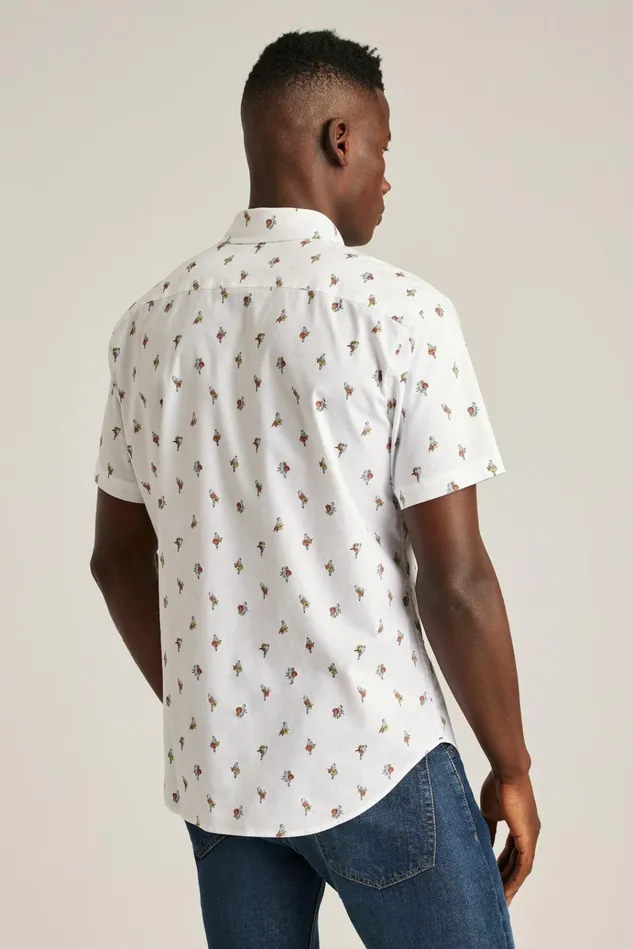 Men Casual Shirts Bonobos Riviera Short Sleeve Shirt Free As A Bird