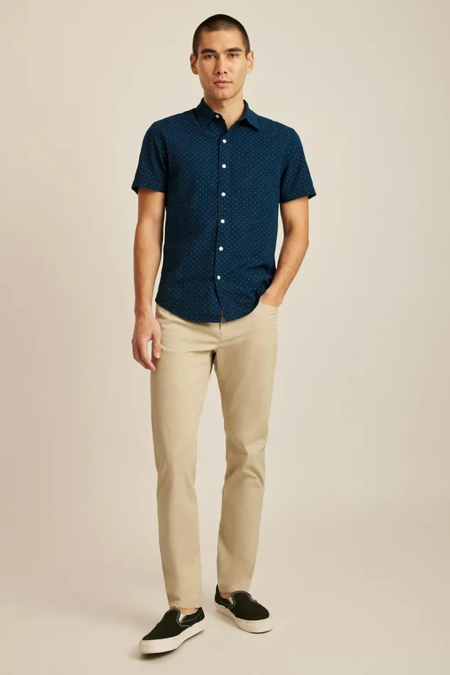 Men Casual Shirts Bonobos Riviera Short Sleeve Shirt Navy Pink Seersucker Dot Men Casual Shirts Bonobos Riviera Short Sleeve Shirt Navy Pink Seersucker Dot