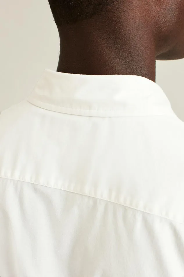 Men Casual Shirts Bonobos Riviera Short Sleeve Shirt Solid White