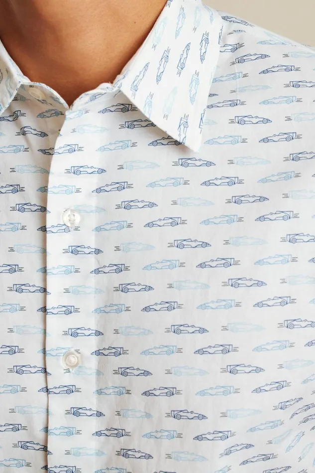 Men Casual Shirts Bonobos Riviera Short Sleeve Shirt Vroom Vrooms