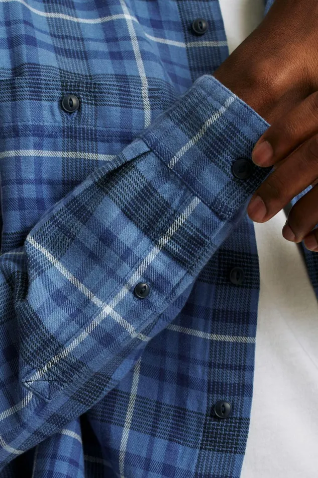 Men Casual Shirts Bonobos Sunset Overshirt Blue Ireland Plaid
