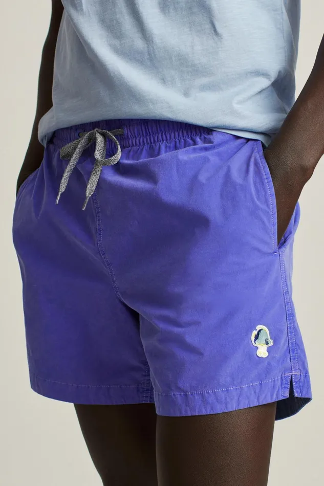 Men Casual Shorts Bonobos Anywhere Short EWaist Blue Fish Skate