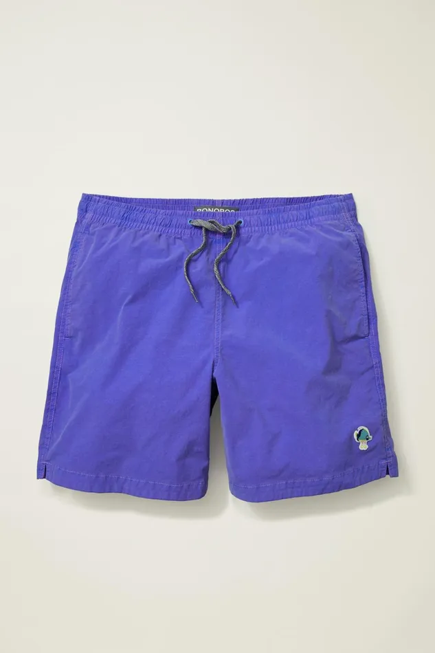 Men Casual Shorts Bonobos Anywhere Short EWaist Blue Fish Skate