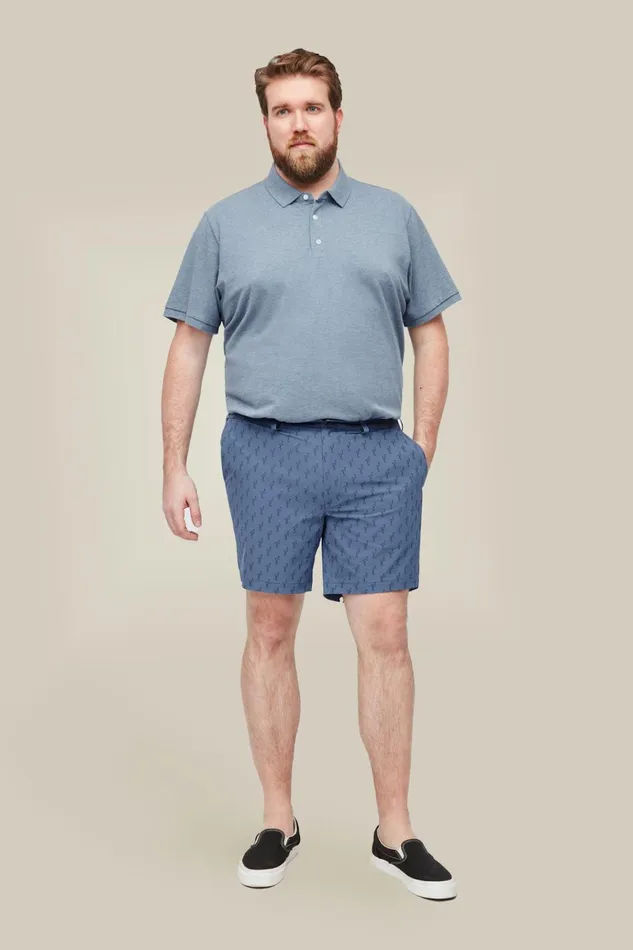 Men Casual Shorts Bonobos Coast To Coaster Shorts Blue Flamingo