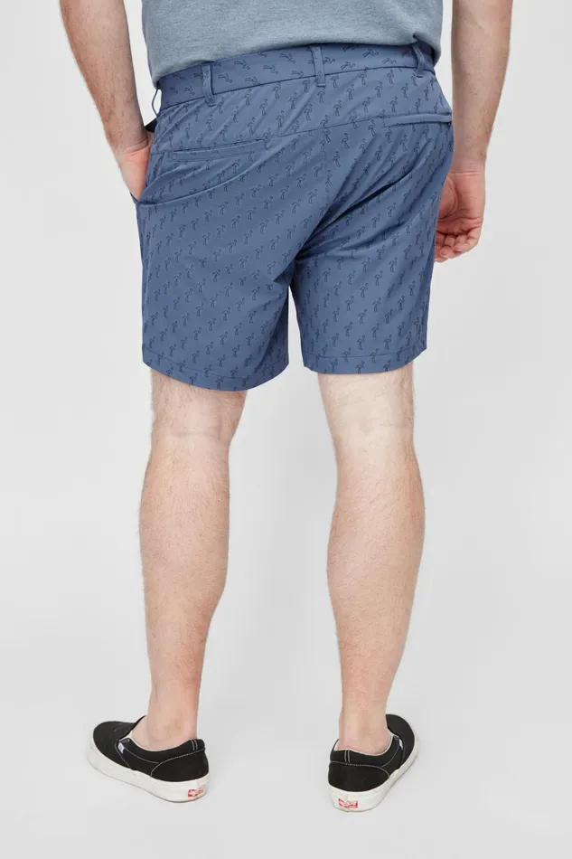 Men Casual Shorts Bonobos Coast To Coaster Shorts Blue Flamingo