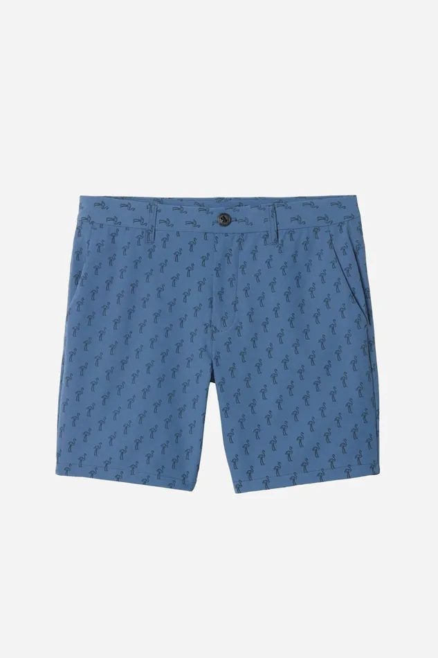 Men Casual Shorts Bonobos Coast To Coaster Shorts Blue Flamingo