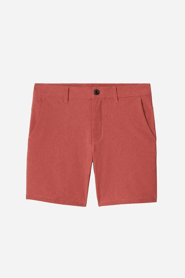 Men Casual Shorts Bonobos Coast To Coaster Shorts Heather Red