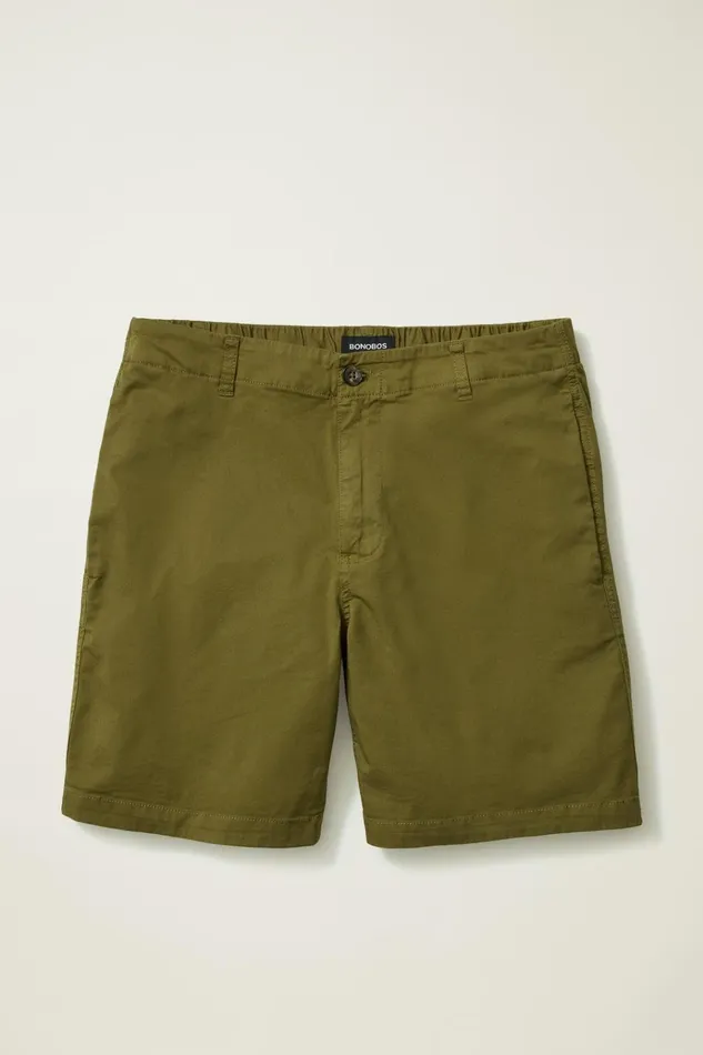 Men Casual Shorts Bonobos Easy Lightweight Shorts Dark Olive