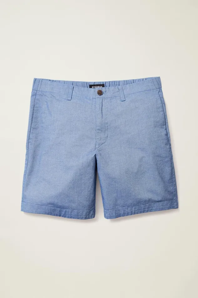 Men Casual Shorts Bonobos Easy Lightweight Shorts Light Indigo