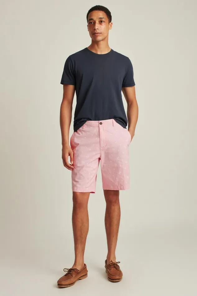 Men Casual Shorts Bonobos Easy Lightweight Shorts Salmon Palm