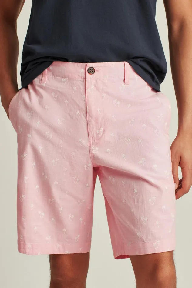 Men Casual Shorts Bonobos Easy Lightweight Shorts Salmon Palm