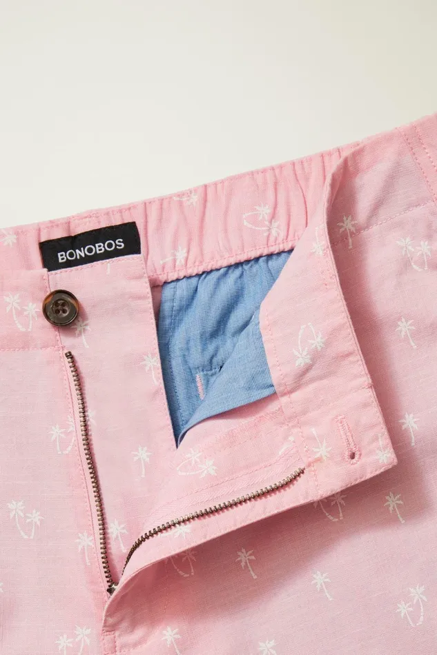 Men Casual Shorts Bonobos Easy Lightweight Shorts Salmon Palm