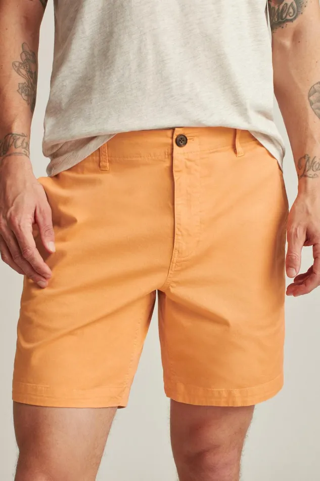 Men Casual Shorts Bonobos Easy Lightweight Shorts Summer Cantaloupe