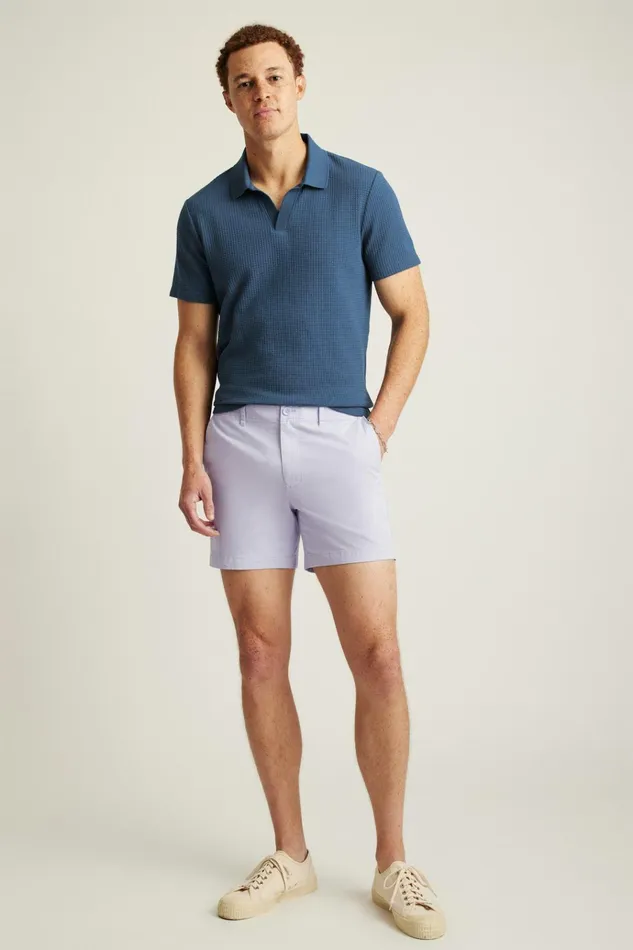 Men Casual Shorts Bonobos Lightweight Chino Short Light Lavender