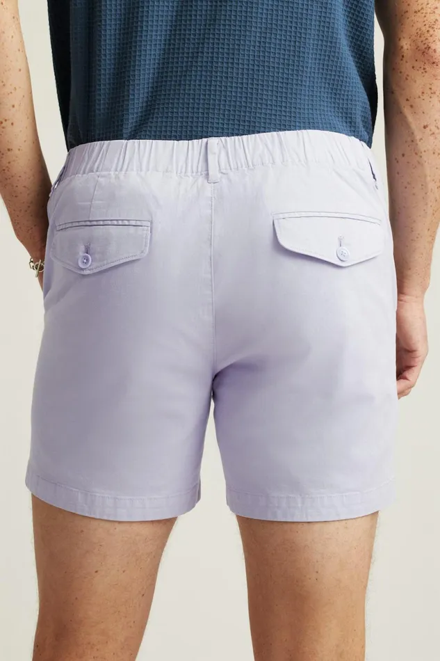 Men Casual Shorts Bonobos Lightweight Chino Short Light Lavender