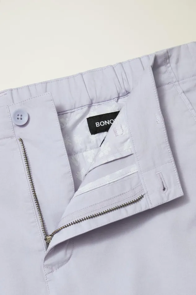 Men Casual Shorts Bonobos Lightweight Chino Short Light Lavender