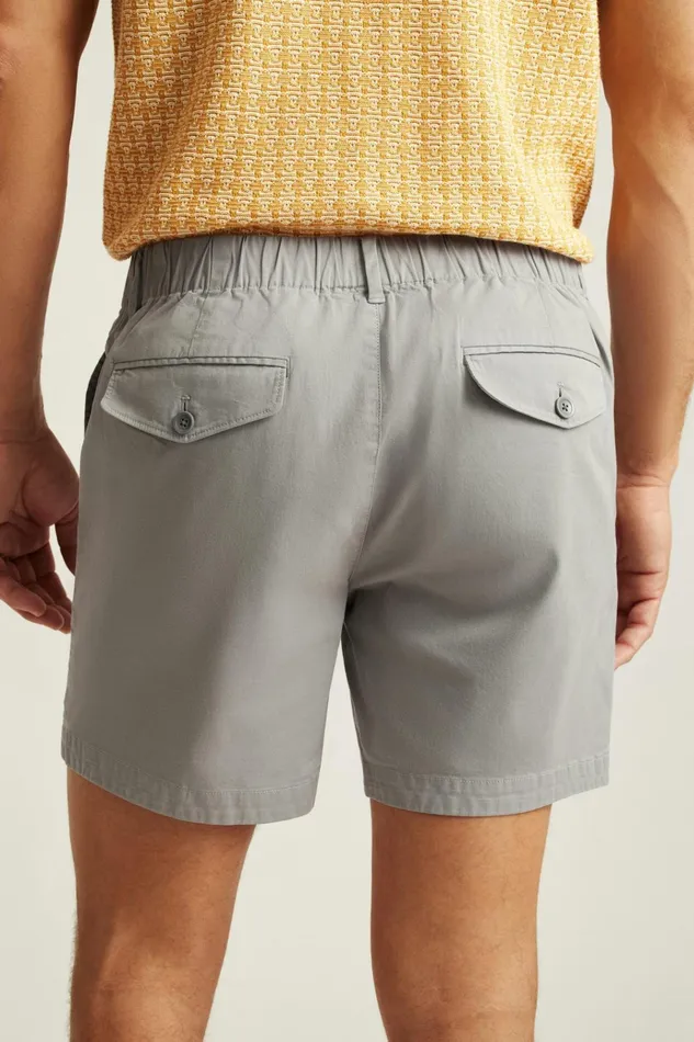 Men Casual Shorts Bonobos Lightweight Chino Short Monument Grey