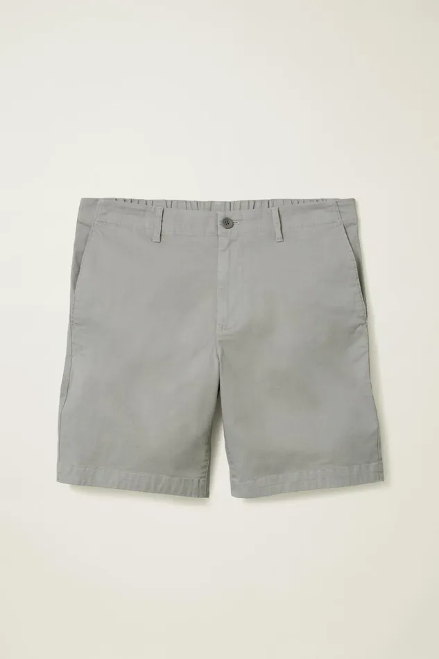 Men Casual Shorts Bonobos Lightweight Chino Short Monument Grey