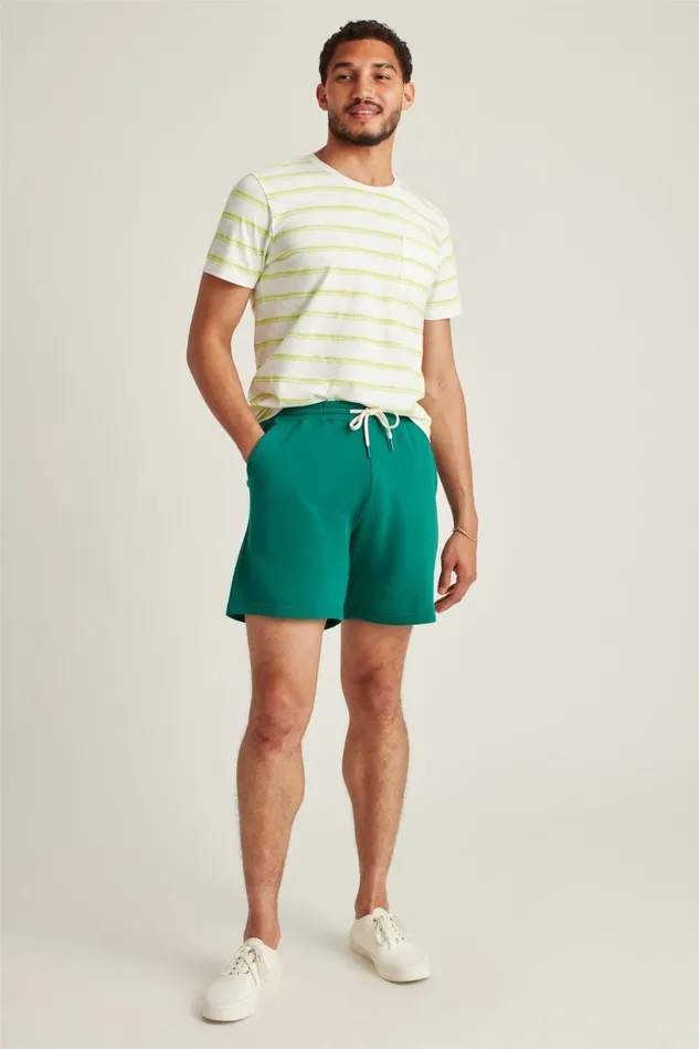 Men Casual Shorts Bonobos Lightweight Sweatshort Jade