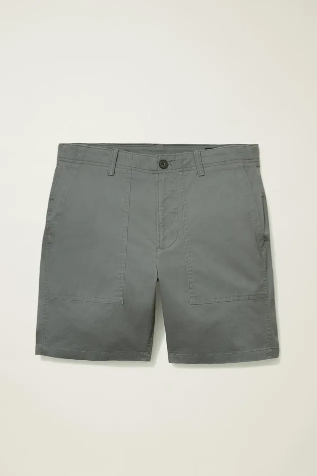 Men Casual Shorts Bonobos Lightweight Travel Short Lava Smoke Dark Grey