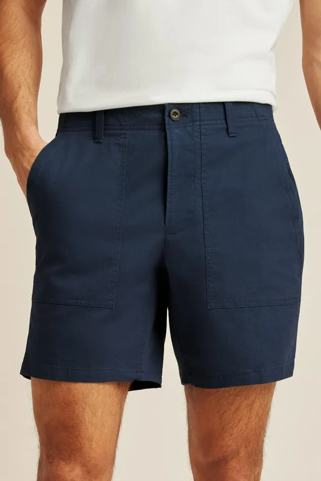 Men Casual Shorts Bonobos Lightweight Travel Short Maritime Blue